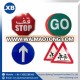 2016 China professional wholesale logo traffic sign board