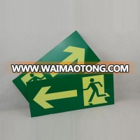 China suppliers Safety Emergency Luminous Exit Sign Custom