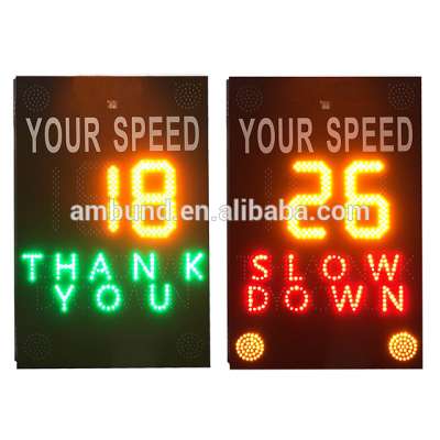 Speed Limit Indicator Device Traffic Driver Solar Sensor Detector Meter Display Sign Doppler Emoji Face Feedback Speed Radar