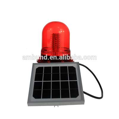 Red/Amber/White Solar marine light