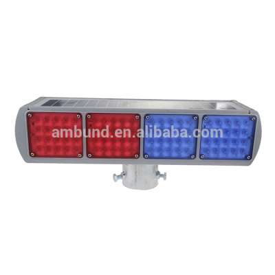 Double side solar traffic light solar powered portable traffic light